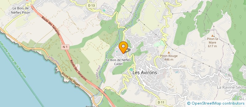 localisation de l'entreprise LOTROBOR ASSOCIATION CULTURELLE ET SPORTIVE à LES AVIRONS