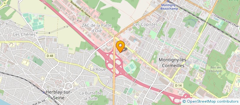localisation de l'entreprise LOTRONIC FRANCE à HERBLAY-SUR-SEINE