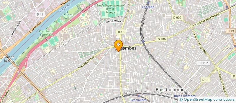 localisation de l'entreprise LOTSASU à COLOMBES
