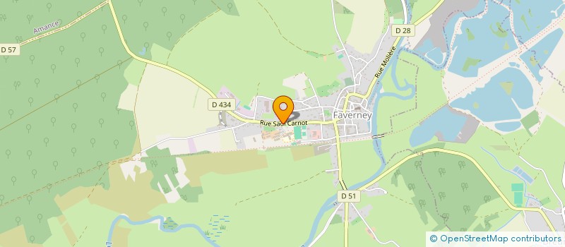 localisation de l'entreprise LOTSCHER FRERES à FAVERNEY
