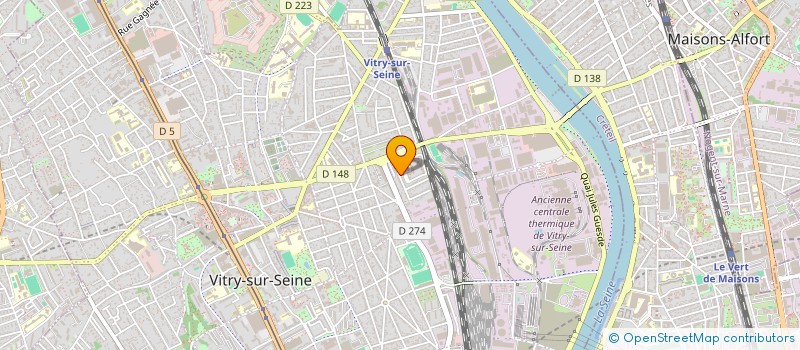 localisation de l'entreprise LOTTIE POPPY à VITRY-SUR-SEINE