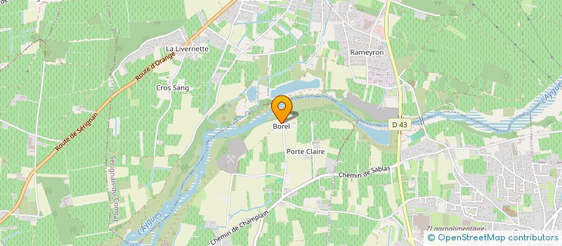 localisation de l'entreprise LOTUS 18  ORANGE