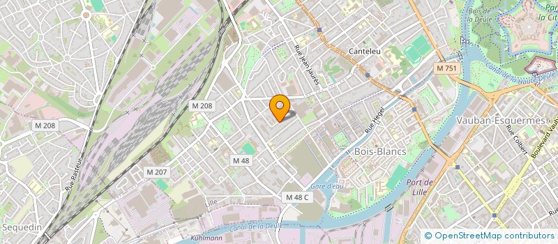localisation de l'entreprise LOTUS à LILLE