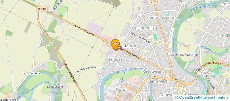 localisation de l'entreprise LOTUS à NIORT
