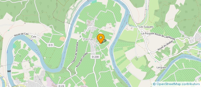 localisation de l'entreprise LOTUS 46  LUZECH