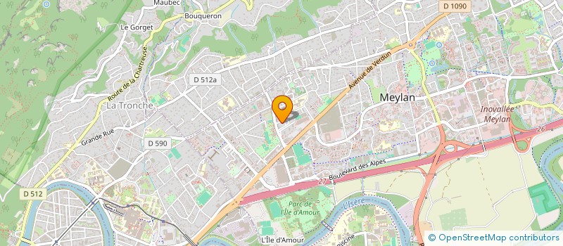 localisation de l'entreprise LOTUS  MEYLAN