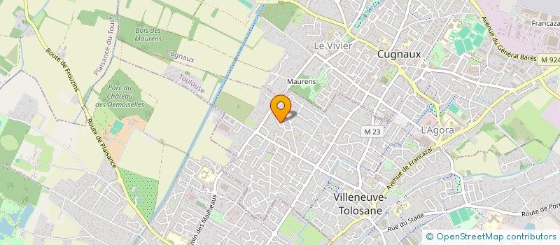 localisation de l'entreprise LOTUS à VILLENEUVE-TOLOSANE