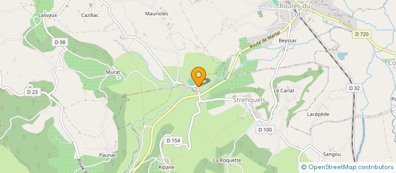 localisation de l'entreprise LOTUS  LE VIGNON-EN-QUERCY