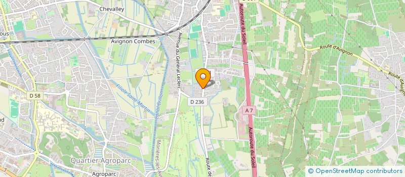 localisation de l'entreprise LOTUS  MORIERES-LES-AVIGNON