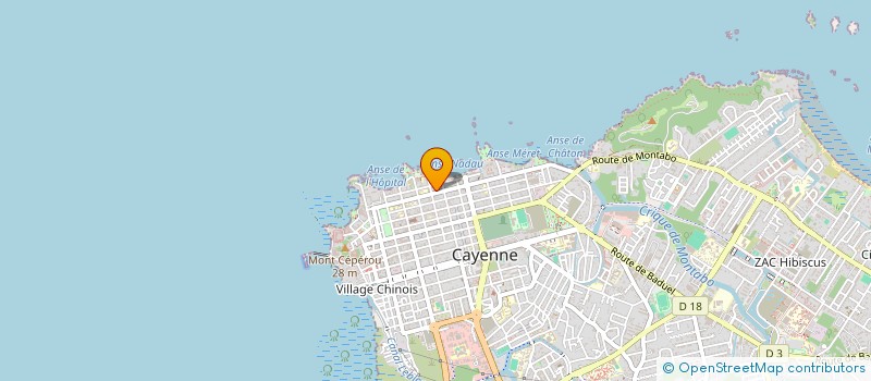 localisation de l'entreprise LOTUS  CAYENNE