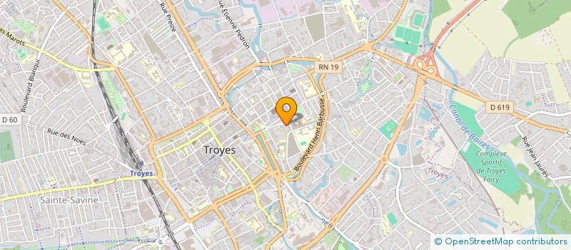 localisation de l'entreprise LOTUS à TROYES