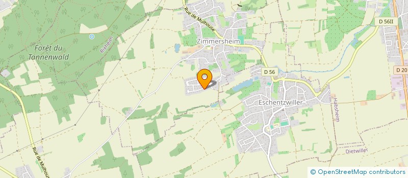 localisation de l'entreprise LOTUS  ZIMMERSHEIM