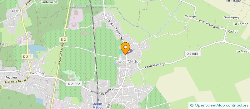localisation de l'entreprise LOTUS  LUDON-MEDOC