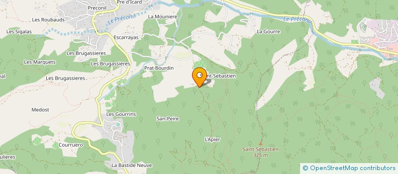 localisation de l'entreprise LOTUS  LE PLAN-DE-LA-TOUR