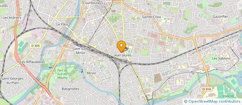 localisation de l'entreprise LOTUS BLANC  LE MANS