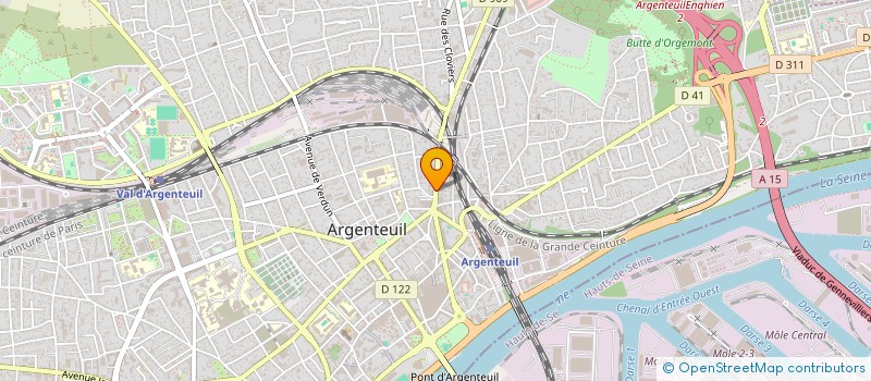 localisation de l'entreprise LOTUS BLEU  ARGENTEUIL