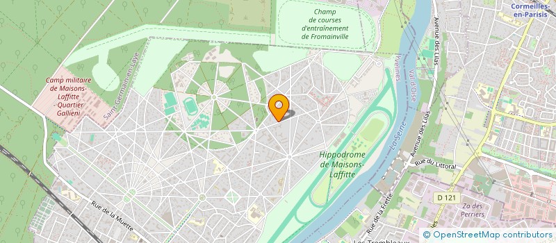 localisation de l'entreprise LOTUS BLEU  MAISONS-LAFFITTE