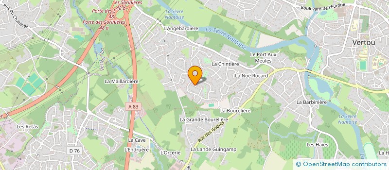 localisation de l'entreprise LOTUS COLLABORATION à VERTOU