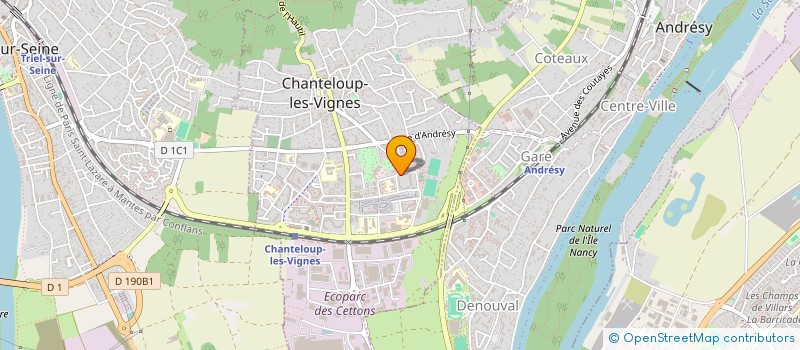 localisation de l'entreprise LOTUS COMMUNITY à CHANTELOUP-LES-VIGNES