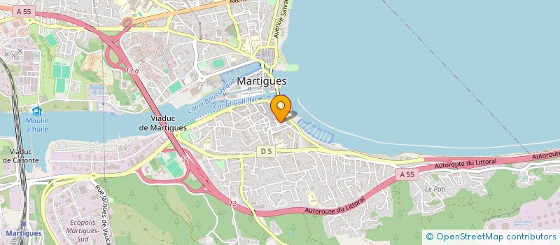 localisation de l'entreprise LOTUS CONSTRUCTION  MARTIGUES