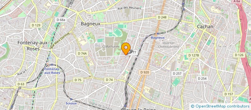 localisation de l'entreprise LOTUS D ASIE à BAGNEUX