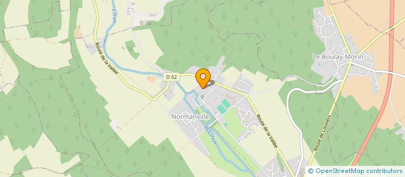 localisation de l'entreprise LOTUS ET COQUELICOT  NORMANVILLE