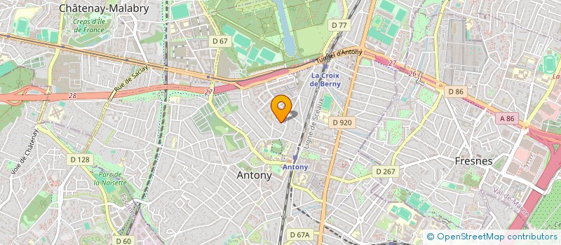 localisation de l'entreprise LOTUS INDUSTRIES à ANTONY