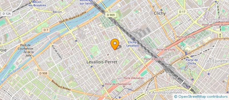 localisation de l'entreprise LOTUS PROD à LEVALLOIS-PERRET