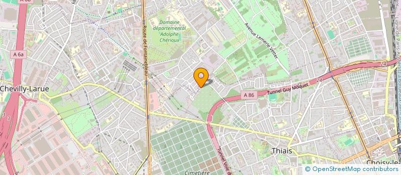 localisation de l'entreprise LOTUS-RAVAL-DECO  THIAIS