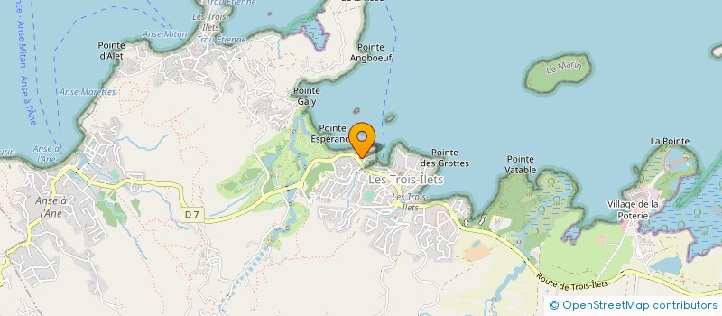 localisation de l'entreprise LOTUS SAP ANTILLES GUYANE à LES TROIS-ILETS