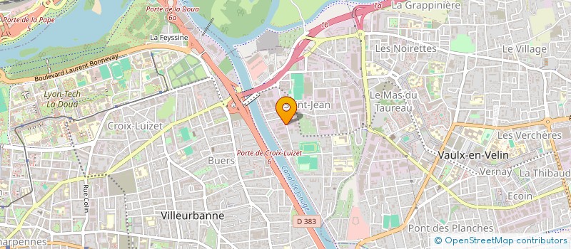 localisation de l'entreprise LOTUS SECURITE PRIVEE  VILLEURBANNE