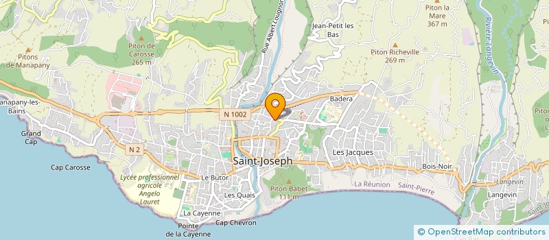 localisation de l'entreprise LOTUS TECHNIC SECURITE PRIVEE à SAINT-JOSEPH