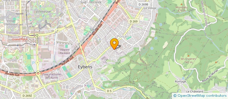 localisation de l'entreprise LOTUS TRADING  EYBENS