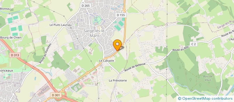 localisation de l'entreprise LOTUS VERT SELECTION  SARGE-LES-LE-MANS