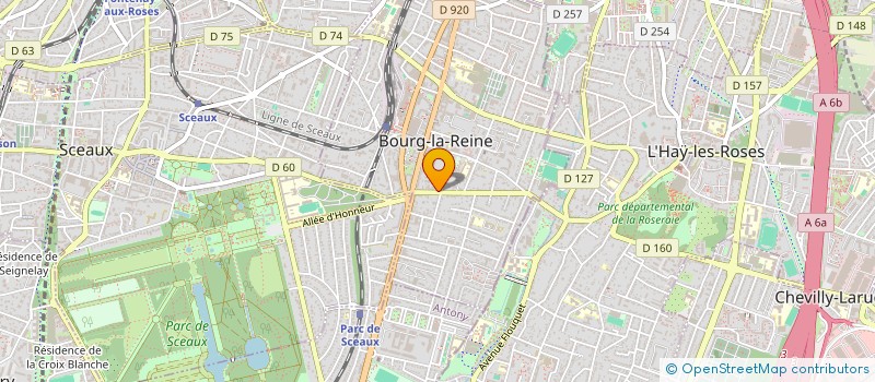 localisation de l'entreprise LOTUS ZEN HOUSE à BOURG-LA-REINE