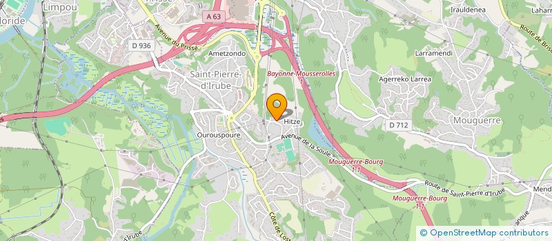 localisation de l'entreprise LOTUZ  SAINT-PIERRE-D'IRUBE