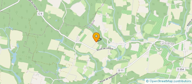 localisation de l'entreprise LOU  LE FRECHE