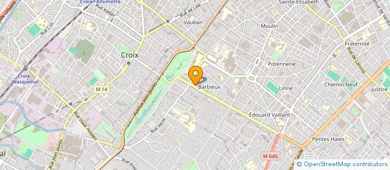 localisation de l'entreprise LOU  ROUBAIX