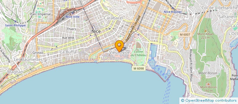 localisation de l'entreprise LOU à NICE
