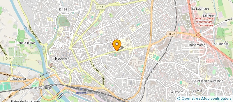 localisation de l'entreprise LOU  BEZIERS