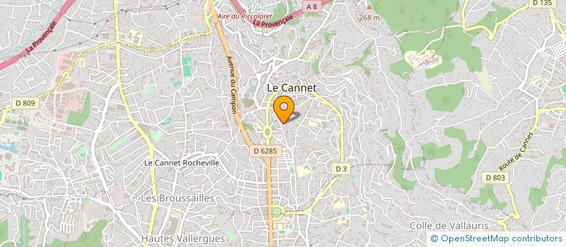 localisation de l'entreprise LOU à LE CANNET