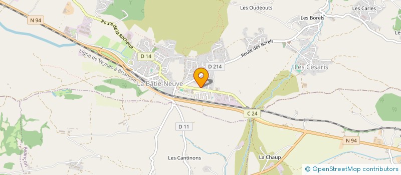 localisation de l'entreprise LOU à LA BATIE-NEUVE