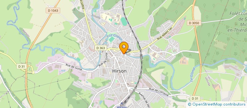 localisation de l'entreprise LOU  HIRSON