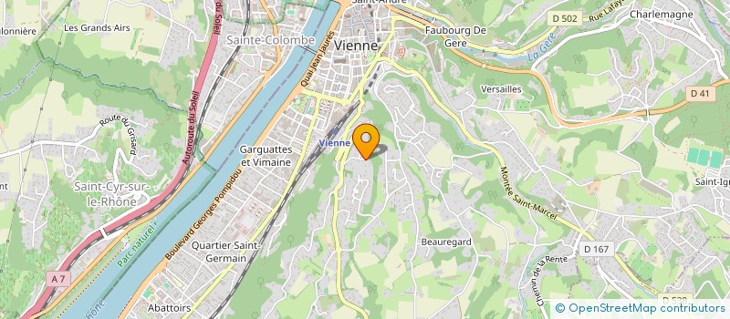 localisation de l'entreprise LOU  VIENNE