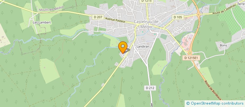 localisation de l'entreprise LOU AGAPE CHAM  CASTELNAU-DE-MEDOC