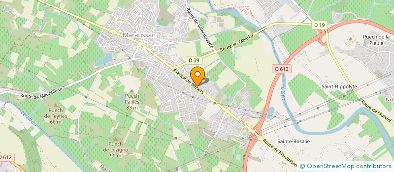 localisation de l'entreprise LOU AGATHEO  MARAUSSAN