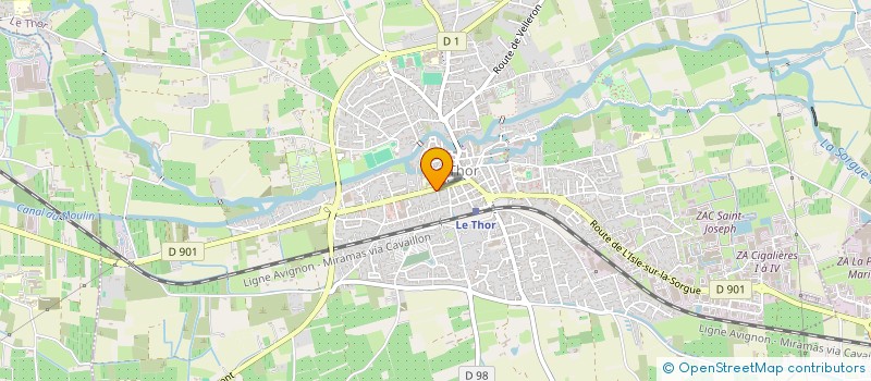 localisation de l'entreprise LOU AND JAC  LE THOR