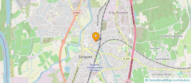 localisation de l'entreprise LOU ANN  SORGUES