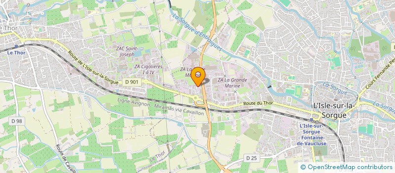 localisation de l'entreprise LOU BALETI  L'ISLE-SUR-LA-SORGUE