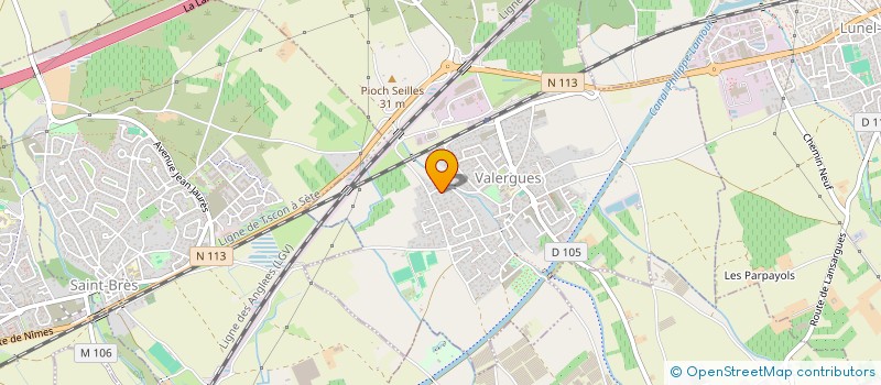 localisation de l'entreprise LOU BAPTISTOU  VALERGUES